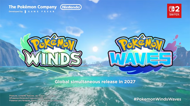 Pokémon Winds dan Pokémon Waves