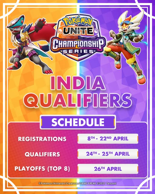 unite schedule pokemon unite schedule